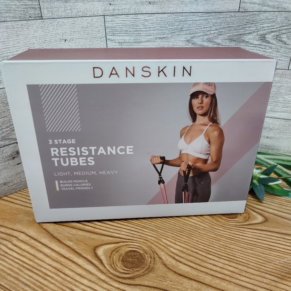 Danskin 3 Stage Resistance Tubes Light, Medium,Heavy Tubes